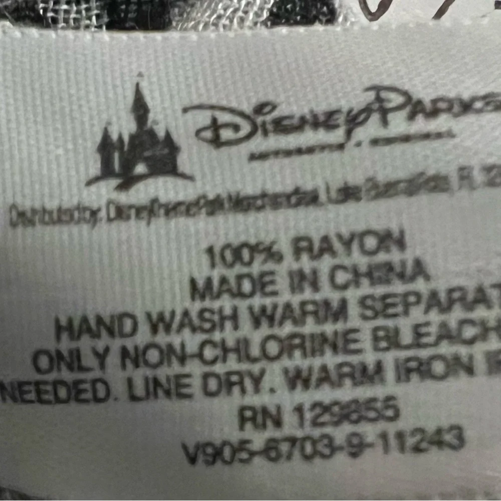 Disney Parks Hidden Mickey Icons Filigree Sheer Scarf - Picture 2 of 5